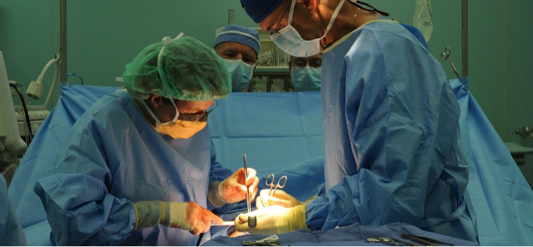 Surgical Team In Operation