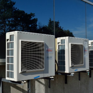 air conditioners outside building