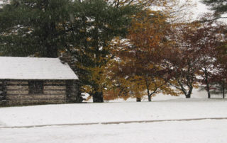 cabin at valley forge national park