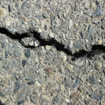 cracked sidewalk