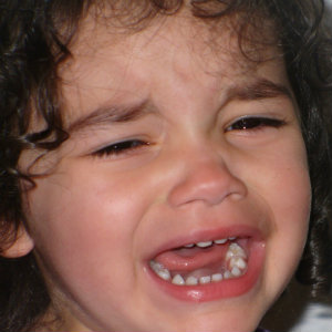 crying little girl