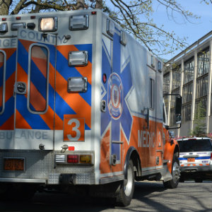 orange county ambulance parked