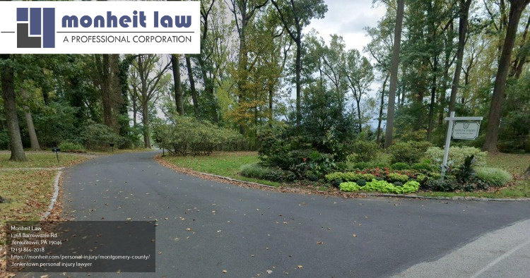 personal injury attorney in Jenkintown, Pennsylvania near country club