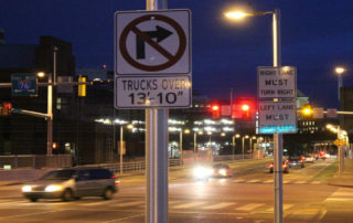 philadelphia traffic at night