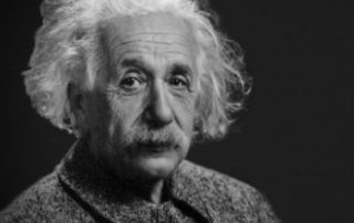 portrait of albert einstein