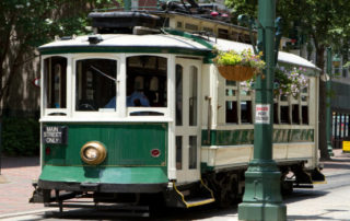 trolley car