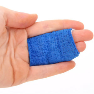 two bandaged fingers